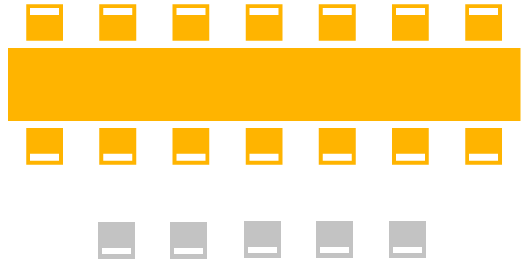 One-on-one speed networking seats